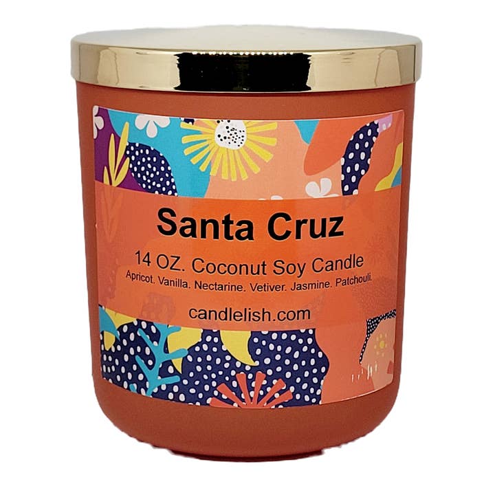 Santa Cruz Wood Wick Candle for wholesale by Candlelish