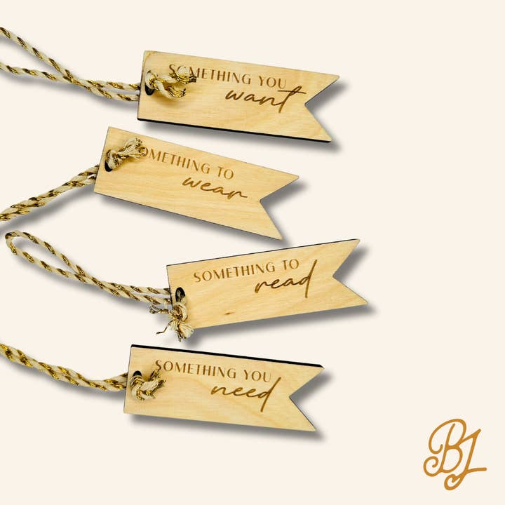 Something You Want, Need, Read, Wear, To-do Gift Tag for wholesale by Betsy Jane Studio