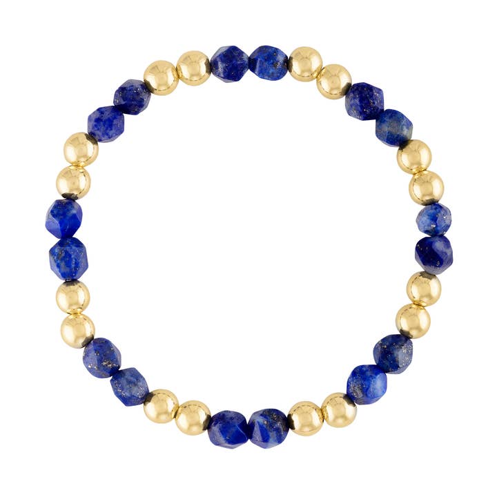 Lapis Lazuli Power perle boble perle armbånd for engroshandel hos Olivia Le
