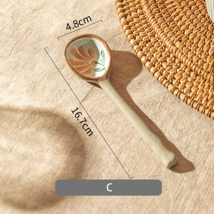 Homerely - Wholesale Kitchen Spoon - Japanese Ceramic Soup Spoon