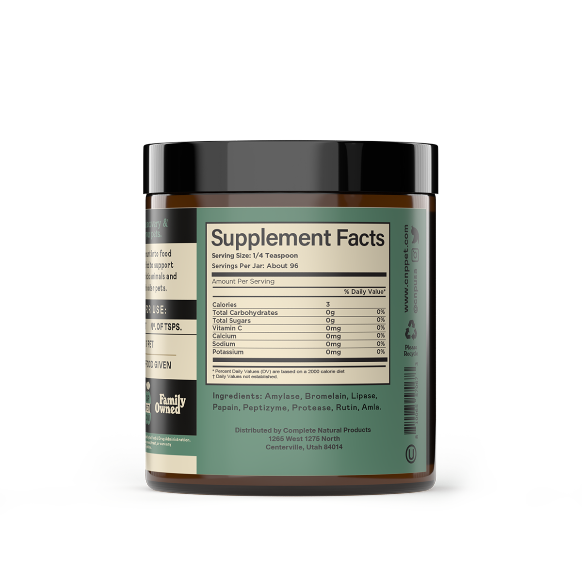 Complete Natural Products - Wholesale Pet Supplement - Dog - Joint Support Enzymes1