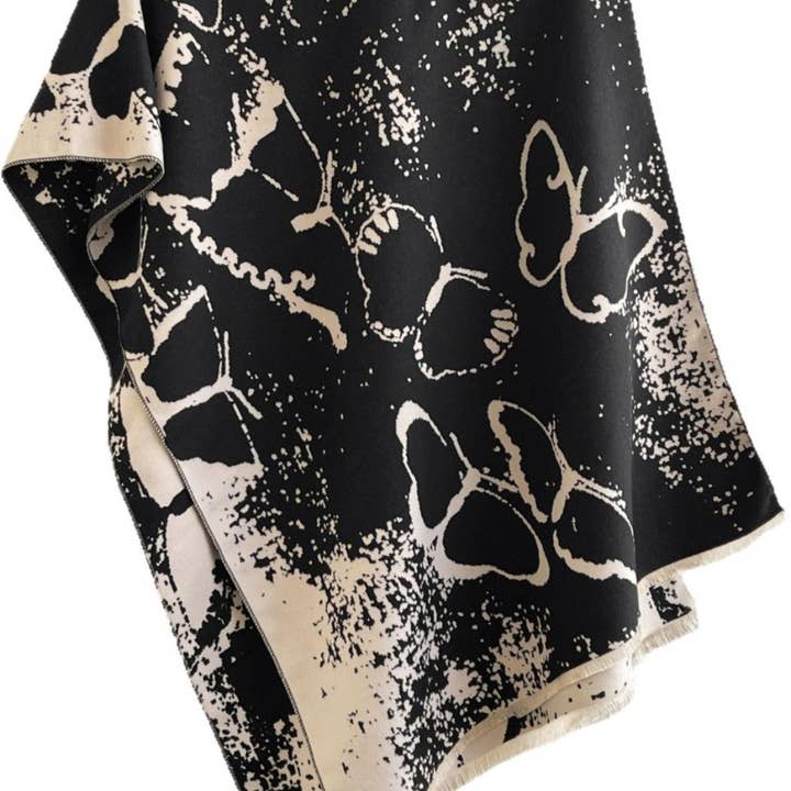 Funkyrel® Atzbranding Limited – wholesale Scarf – Women's – Scarvii - Butterfly Print Scarf & Shawl8