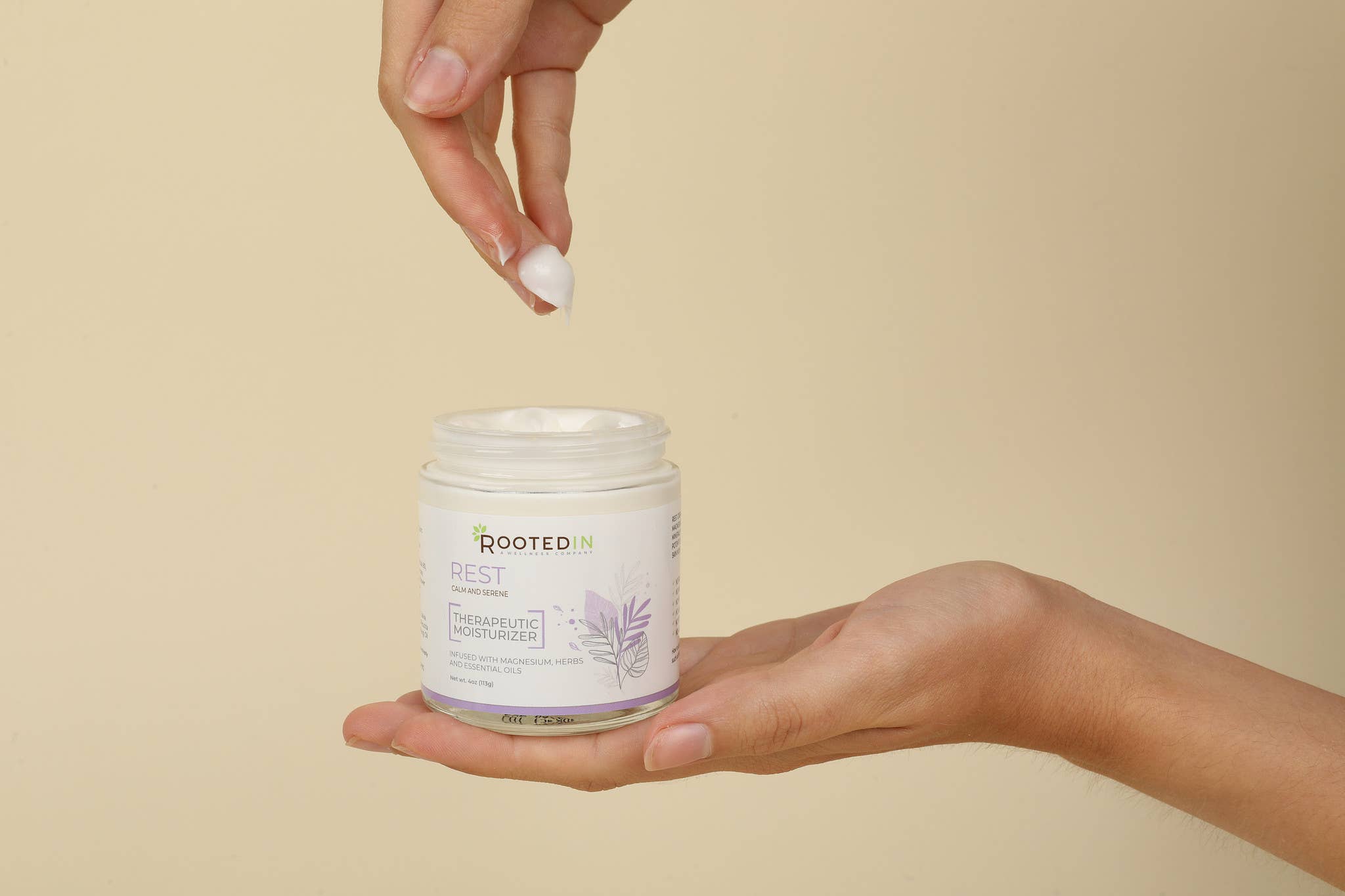 Rooted In - Wholesale Body Cream/Lotion - Rest Magnesium Cream for Sleep1