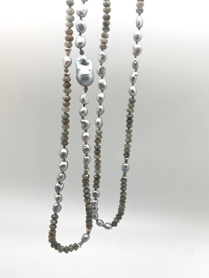 Ulrika halsband - labradorit för wholesale av In2 design