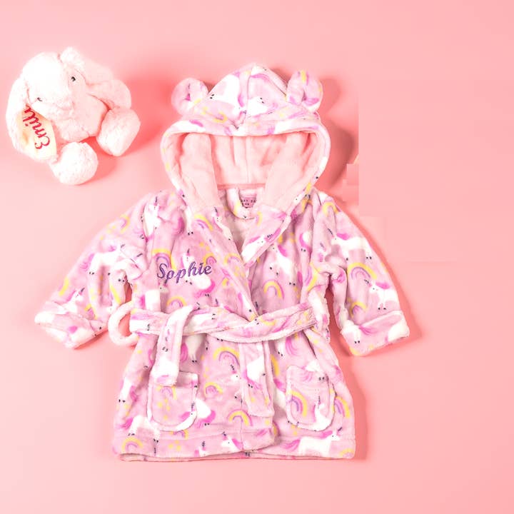 Sudadera con capucha personalizada con estampado de unicornio de Lulabay para niñas para venta al por mayor de Lulabay