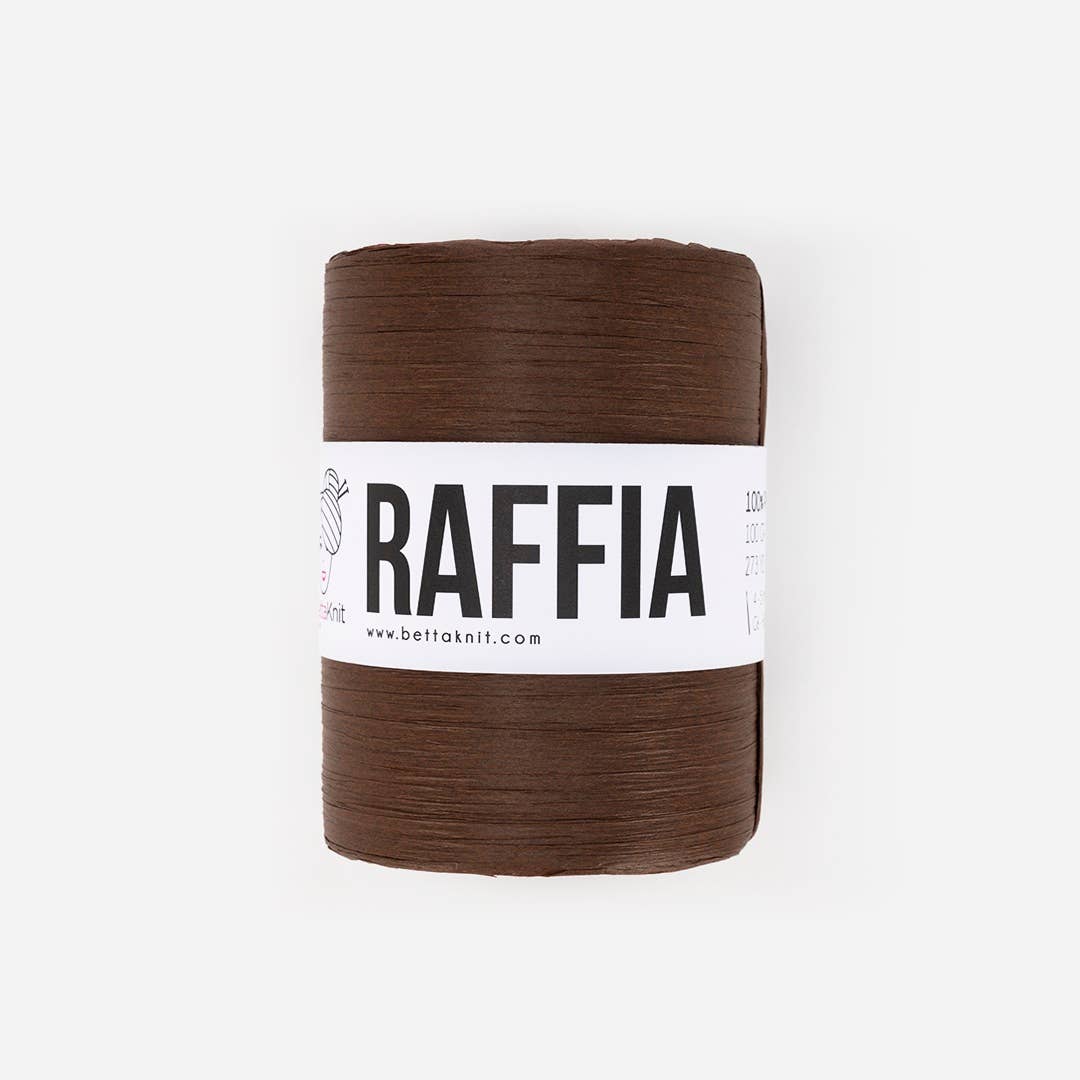 BettaKnit - Wholesale Garen - Raffia, 100% natuurlijke papieren garen0