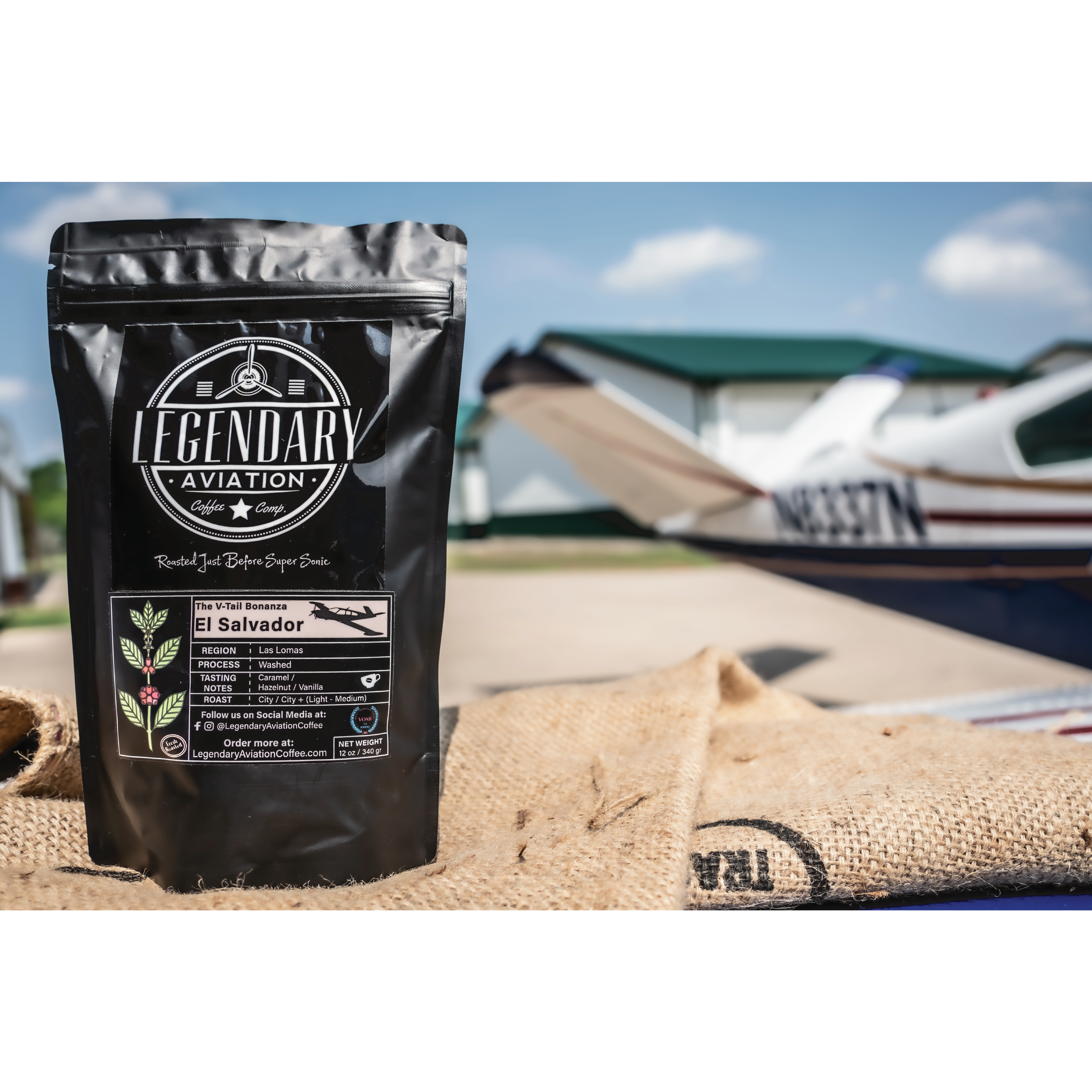 Legendary Aviation Coffee Company - Wholesale Coffee Beans - V-Tail Bonanza | El Salvador - Best Seller7