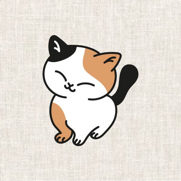 Fukuri - Wholesale Embroidery/Cross Stitch Supplies - Embroidery kit -DIY - Cat4