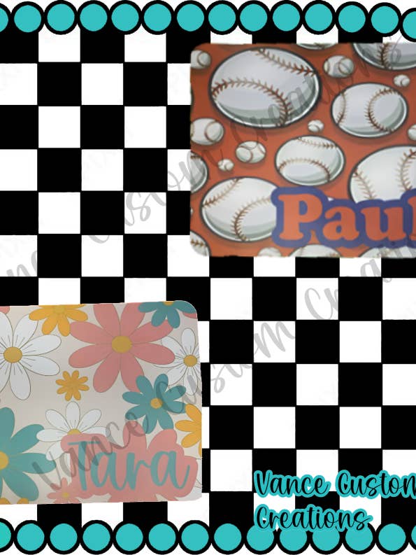 Personalized Mousepad for wholesale by Vance Custom Creations