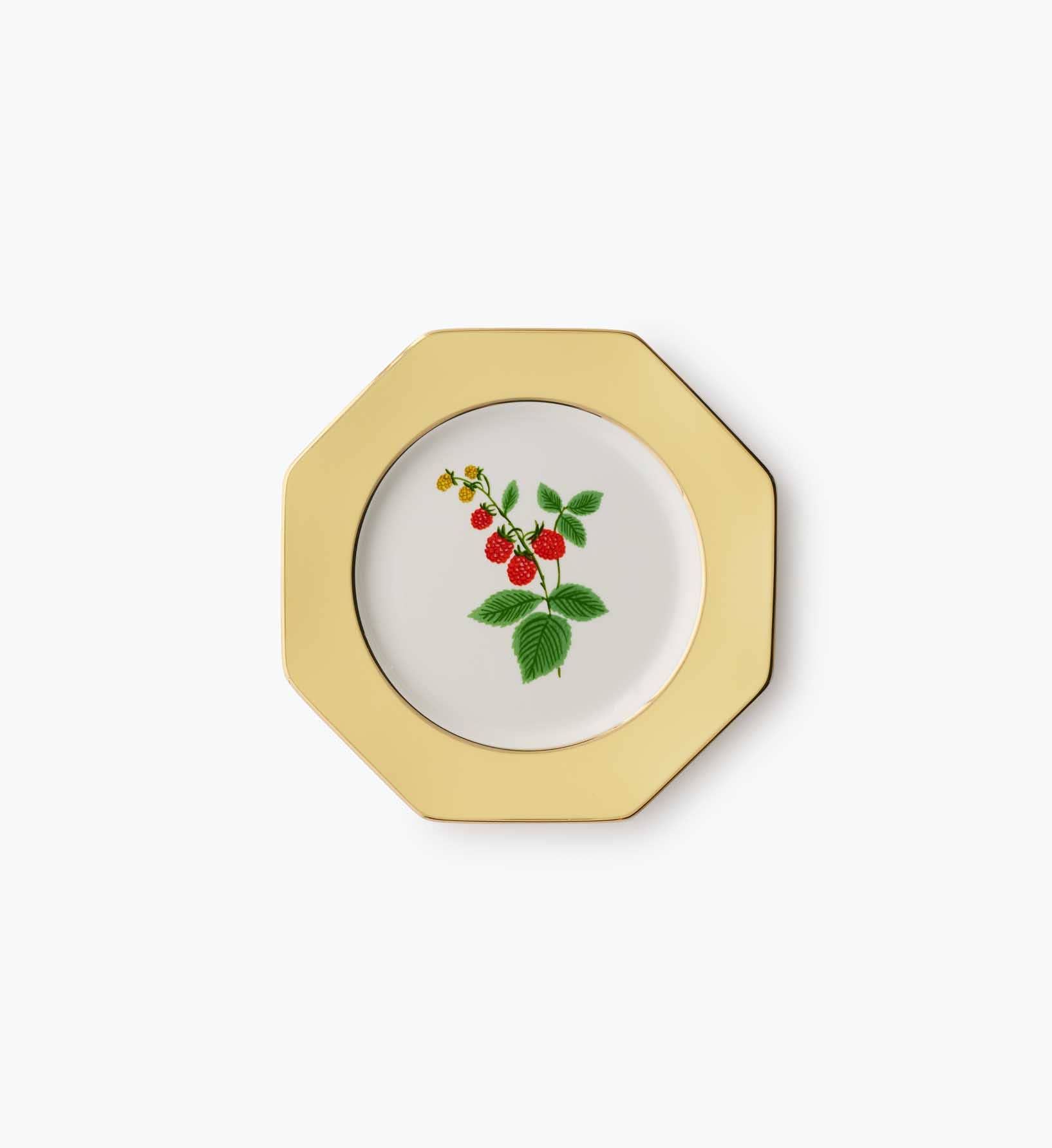Rifle Paper Co. - Wholesale Dinner Plate - Roses Porcelain Dessert Plate Set4