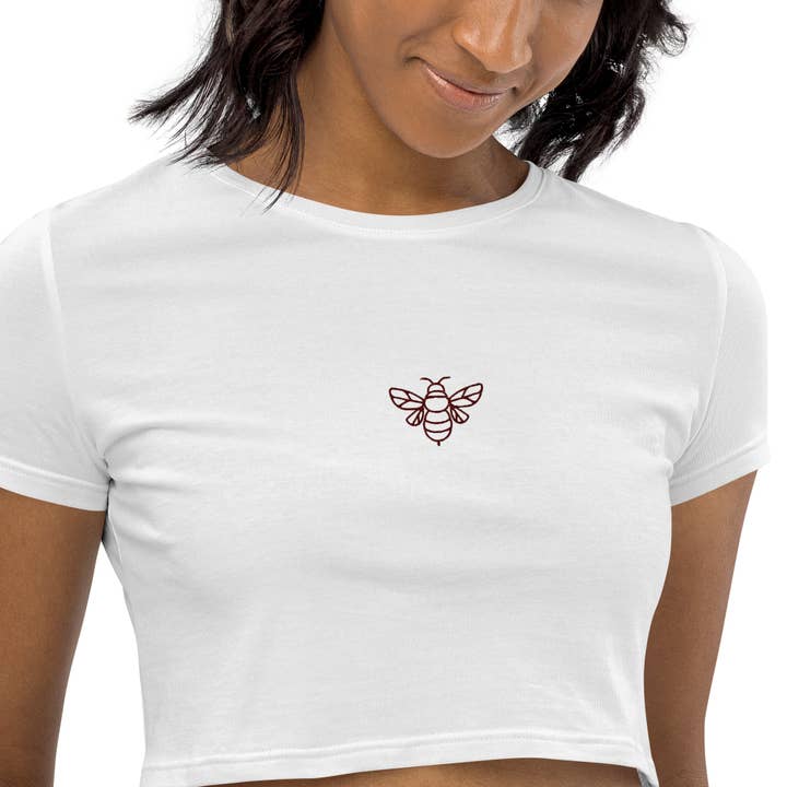 Fund a Hive – Großhandel T-Shirt – Damen – Bio Crop-Top1