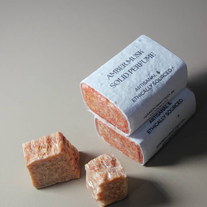 Aroma Theory – wholesale Solid perfume – Moroccan Amber Resin Perfume Block | Exotic, Long-Lasting