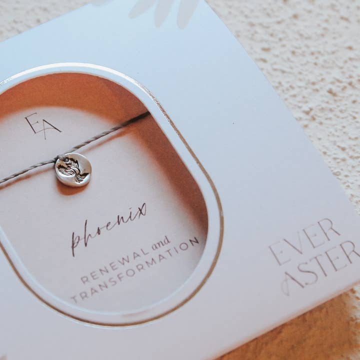 Phoenix Bird Cord Bracelet for wholesale by Ever Aster