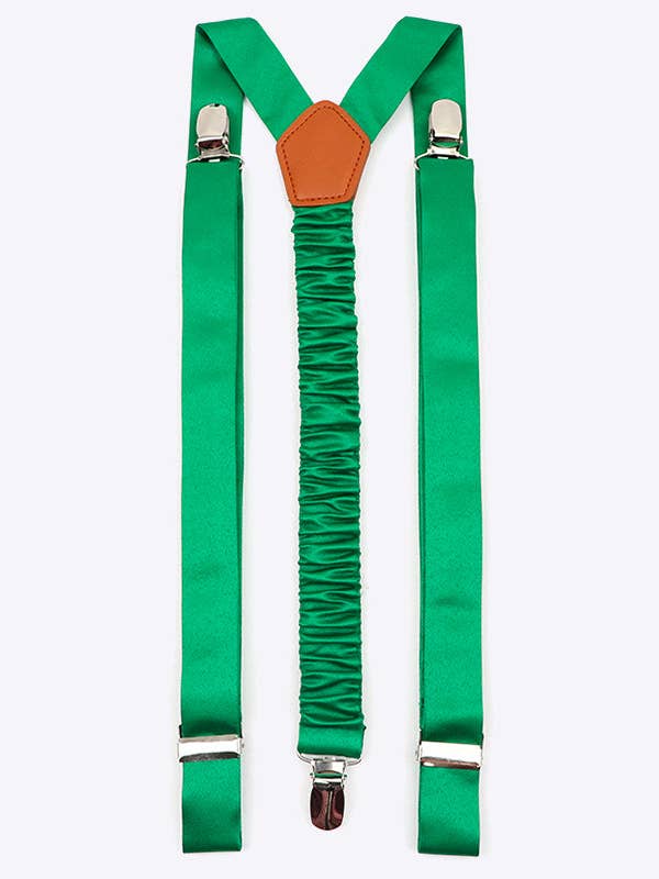 Bretelle Uomo Verde n°3 in Poliestere «Ernest» per la vendita all'ingrosso da parte di Unipap's