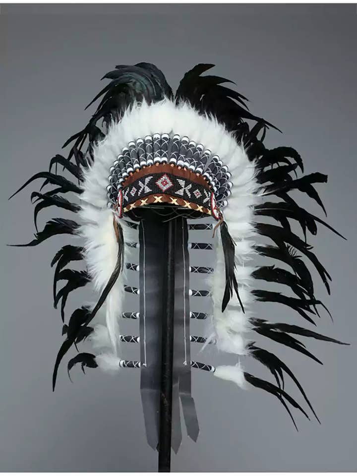 Native Indian Feather Hats-2 . for wholesale by Puka Creations