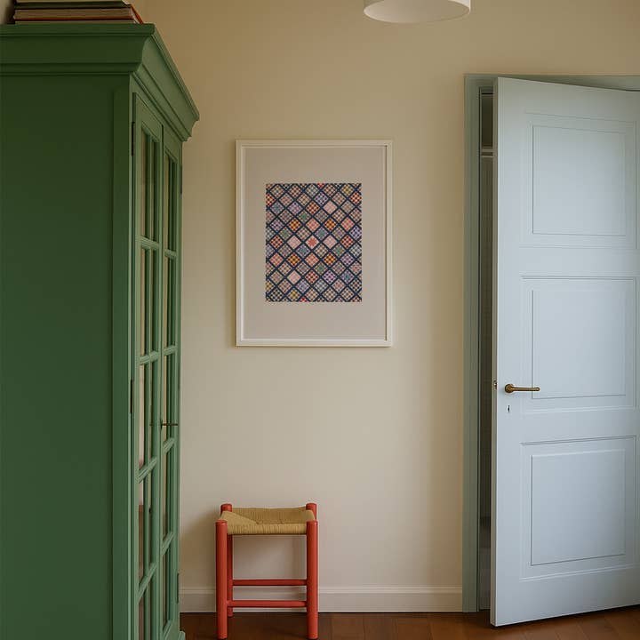 KIKIANDNIM - Wholesale Art Print - Vintage Quilt Textile Wall Art Print2