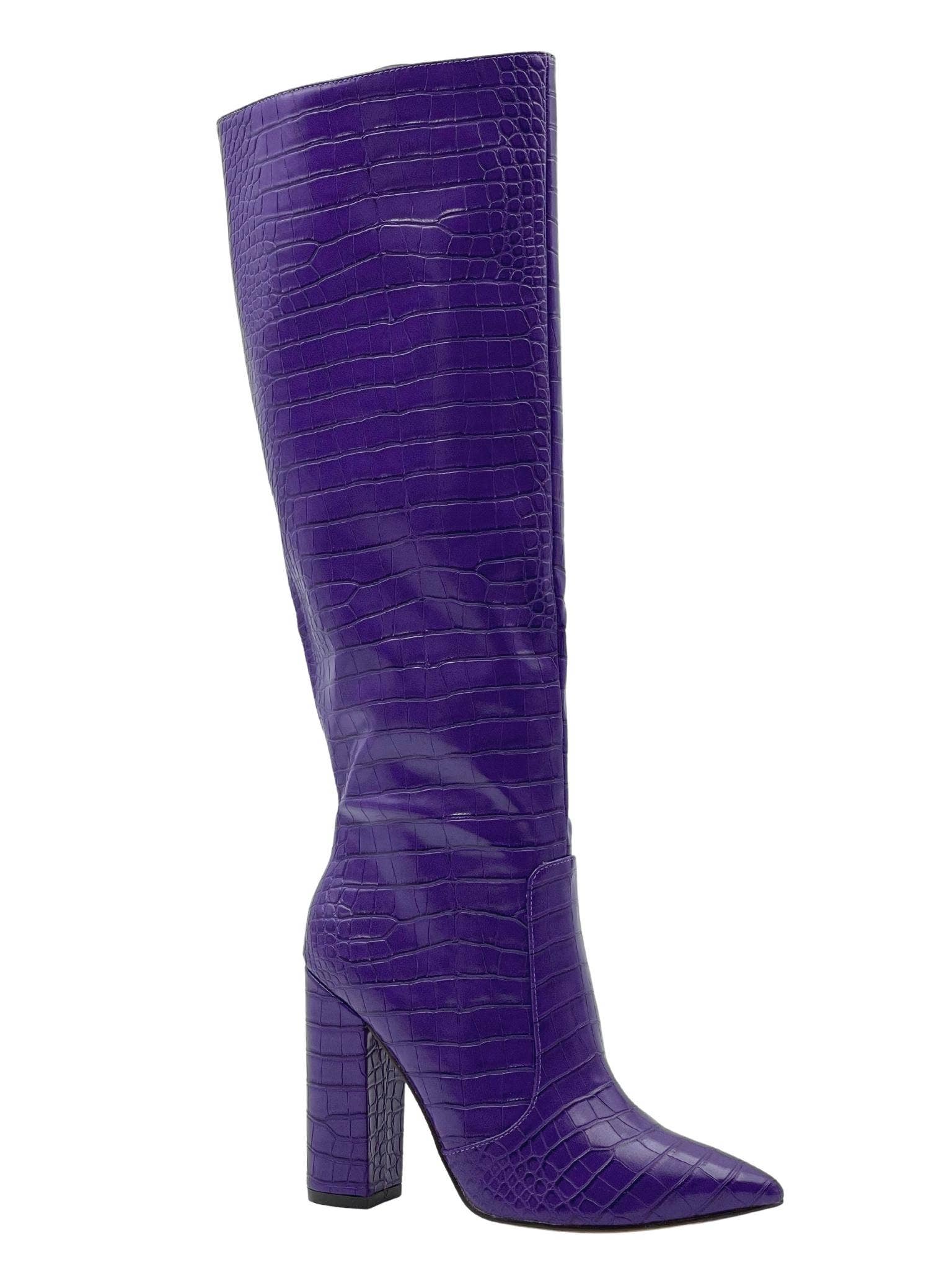 Stephan Paris - Wholesale Boots - Women's - C-132b crocodile pattern pointed boots11