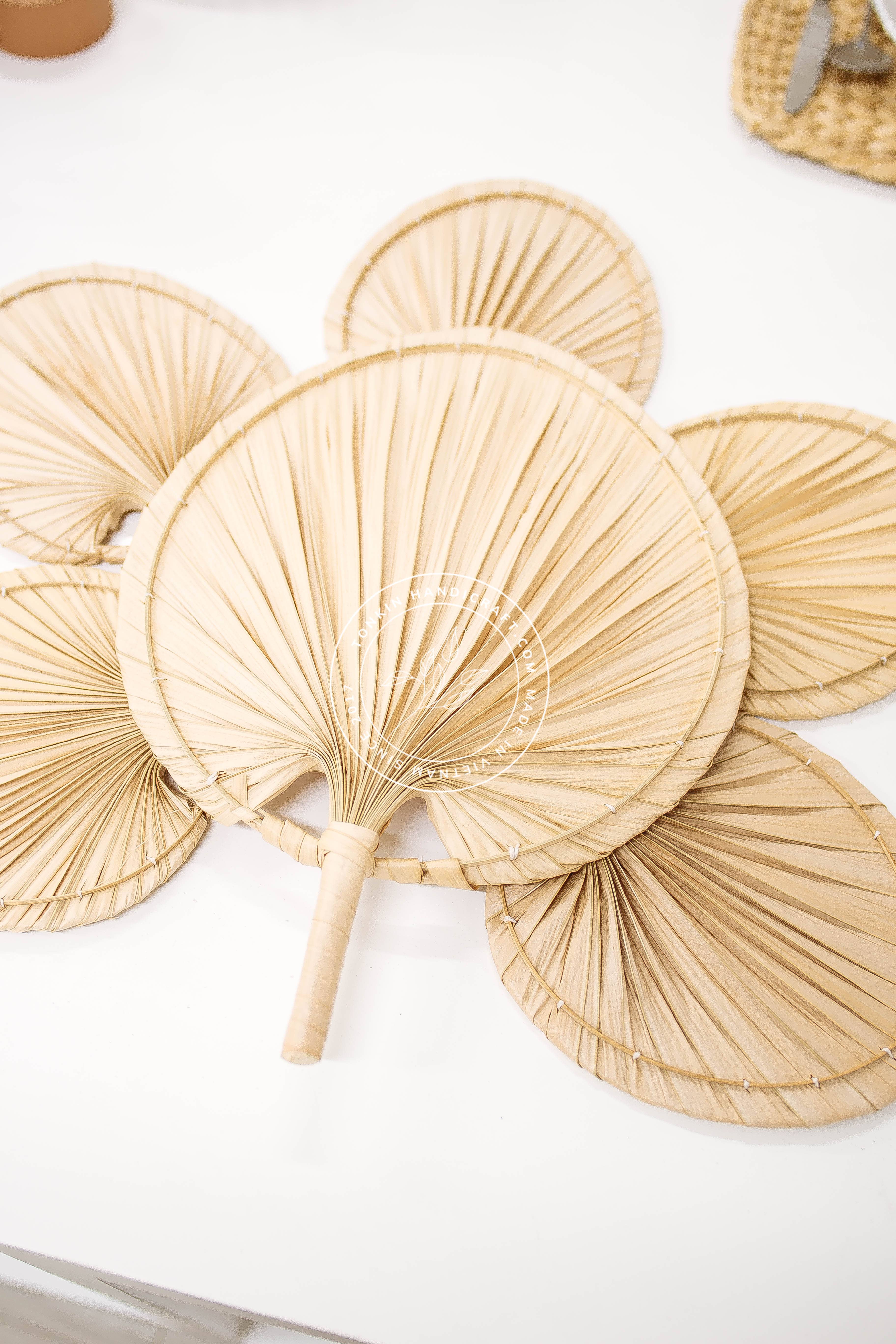 Tonkin Handicraft – wholesale Wall Accent – Palm Dried fans3