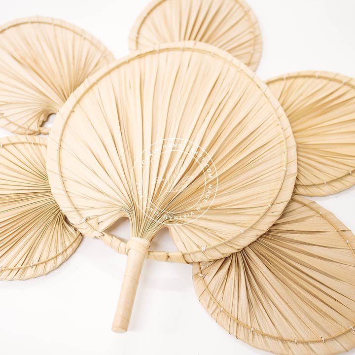 Tonkin Handicraft - Vente Décoration murale - Eventails séchés3