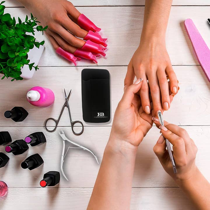 HB Professionals® - Wholesale Cuticle Cutter - Cuticle Tool Set - Cuticle Nipper & Cuticle Pusher - Premium Stainless Steel - 2 PCS Set (Silver)5