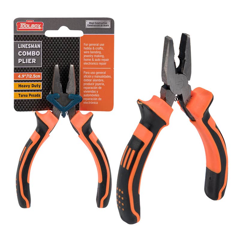 Deluxe Import Trading - Wholesale Tool Set - Linesman Pliers- 4.9''- Orange0