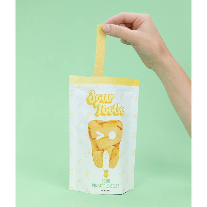 Sour Tooth - Wholesale Gummy - Sour Pineapple Belts