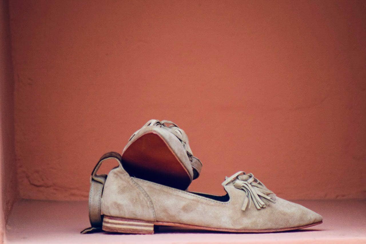 Mikwi - Wholesale Mules - Women's - Suede Leather mules for Women, leather loafers 1