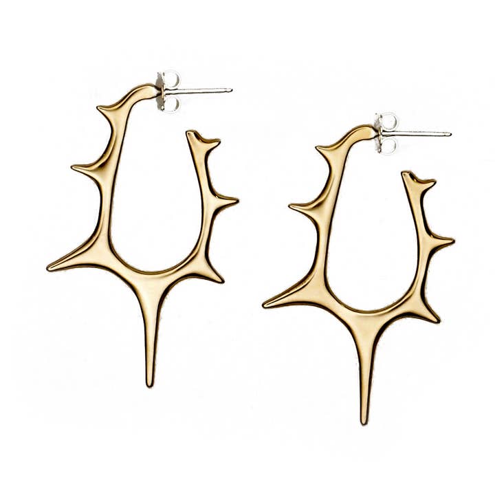 Thorn Hoop Earrings for wholesale by Carolyn Keys