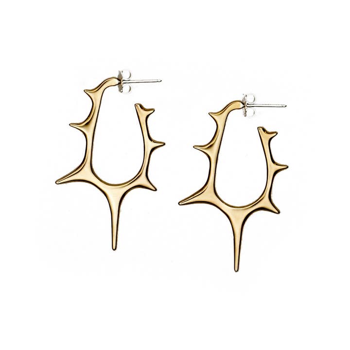 Thorn Hoop Earrings for wholesale by Carolyn Keys