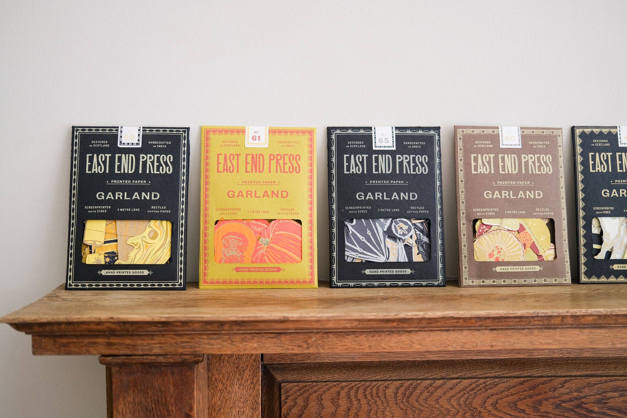 East End Press - Vendita all'ingrosso Bandierine/Ghirlande - Ghirlanda cucita con venti funghi magici8