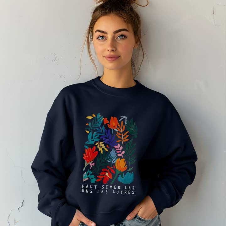 Chandail « EVERYDAY » – Faut semer les uns les autres | Col rond Confort Classique pour la vente par State of Mind Brand