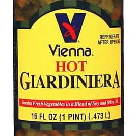 Hudson Meat Company - Wholesale Pickled Vegetables - GIARDINIERA HOT - VIENNA BEEF