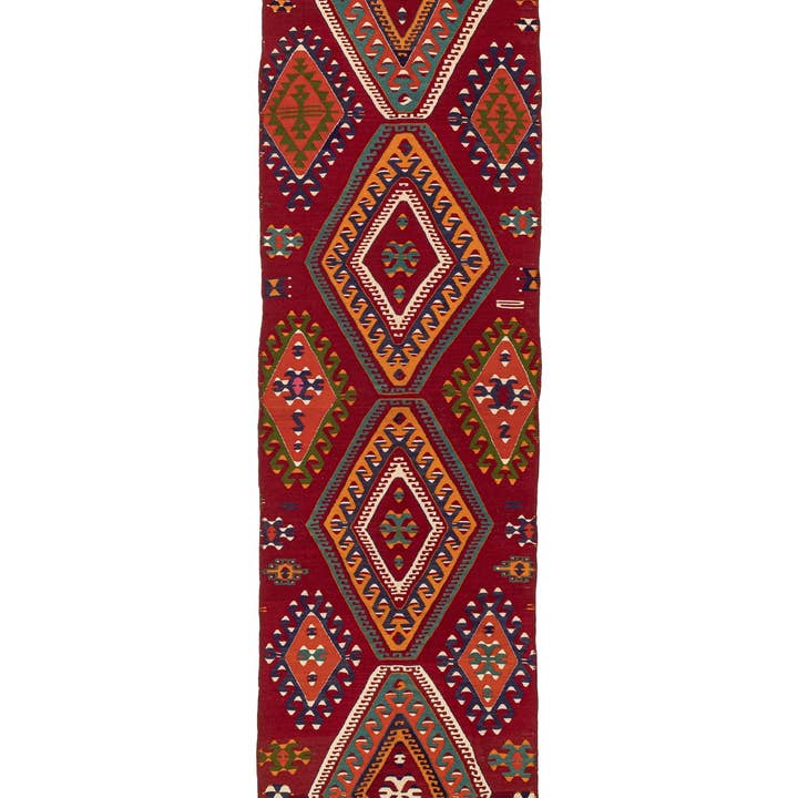 Tapete Corredor Kilim Oriental Turco Feito à Mão por atacado de Rugtolia
