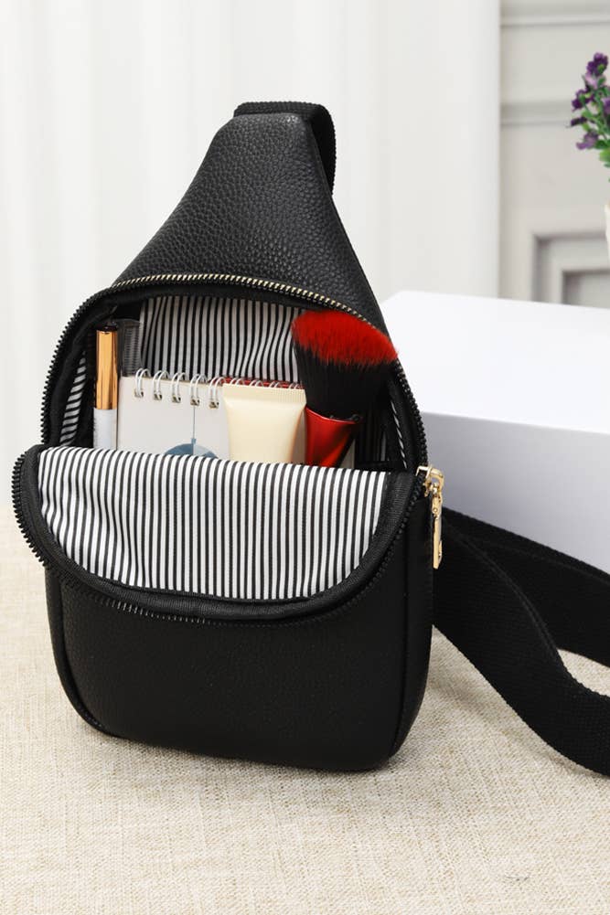 Hana – Engroshandel Crossbodytaske - Dame – Solid PU slynge taske15