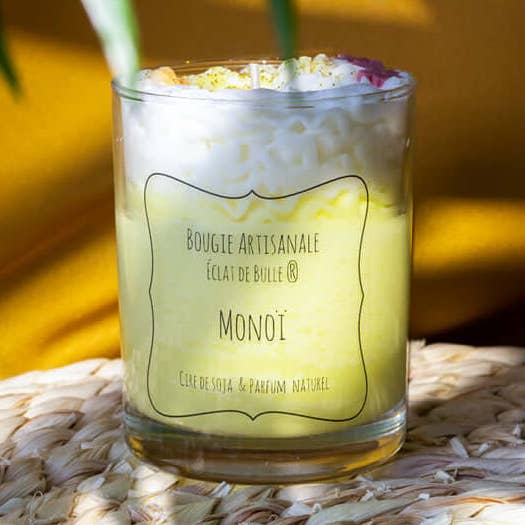 Éclat de bulle - Wholesale Jar/Filled Candle - Whipped cream scented candle0