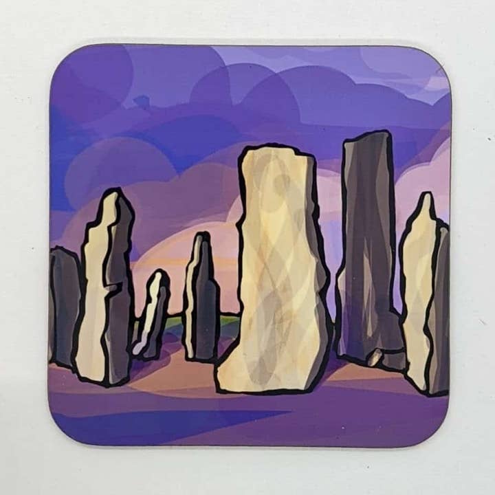 Leòdhasach Coaster for wholesale by Tiree Tea