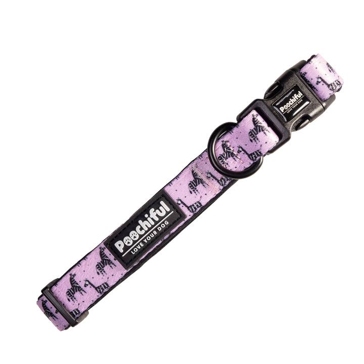 Poochiful - Wholesale Pet Leash - Dog - Dog Lead - Zee Zee Zebra Lilac Edition