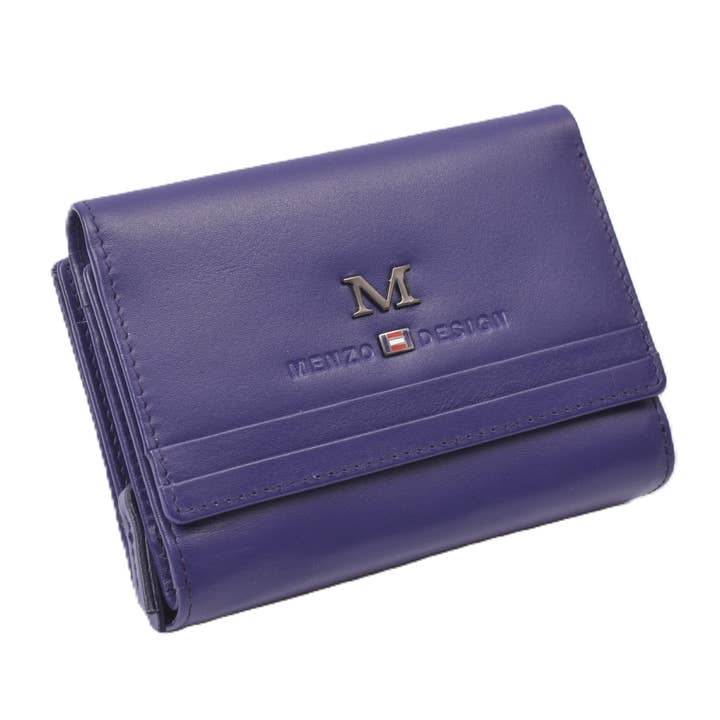 Menzo 7019 portefeuille pour femme saison2 violet / cuir nappa pour la vente par Menzo