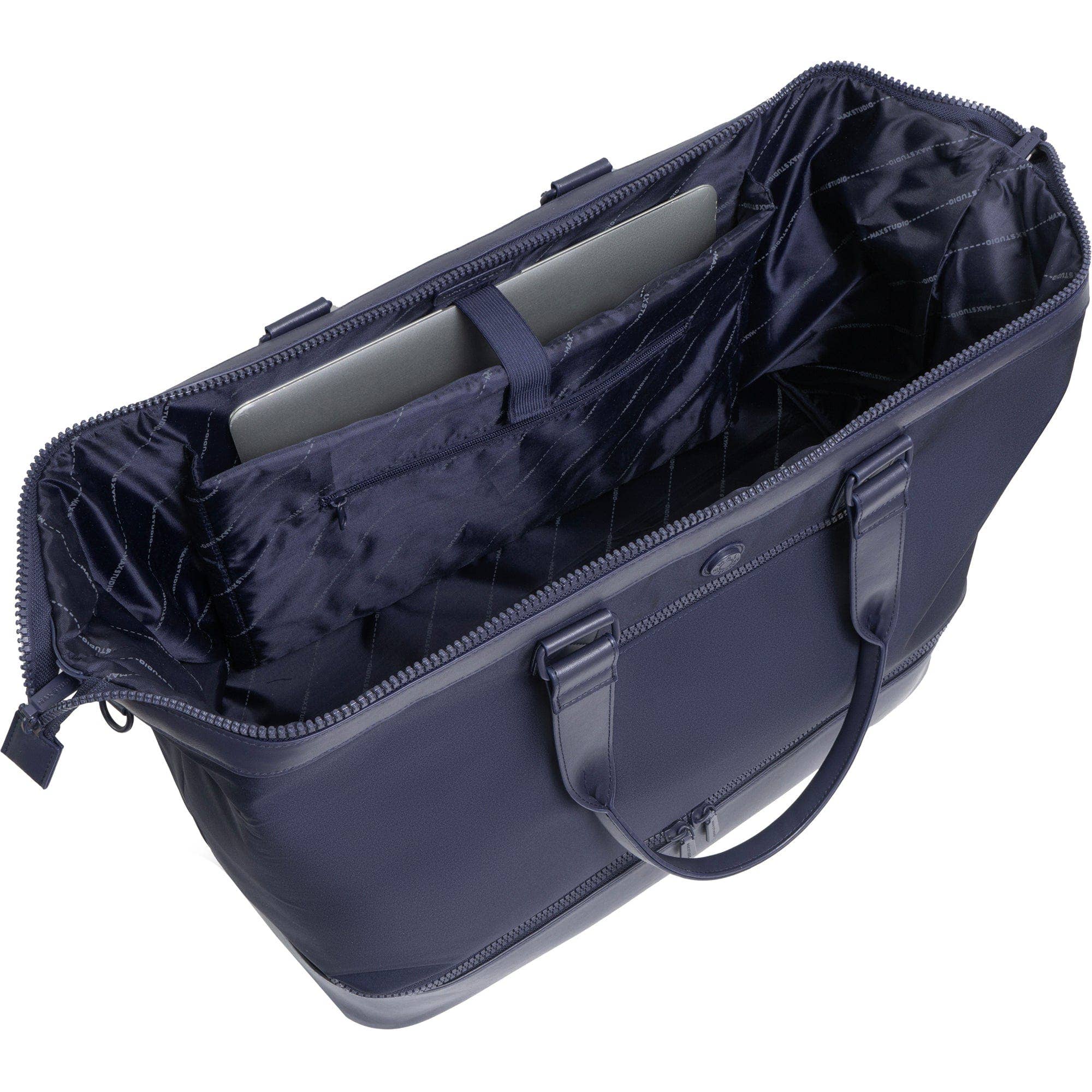 Magid - Wholesale Weekender Bag - Women's - Max Studio Sport Nylon & Faux Leather Drop Bottom Duffel Bag92