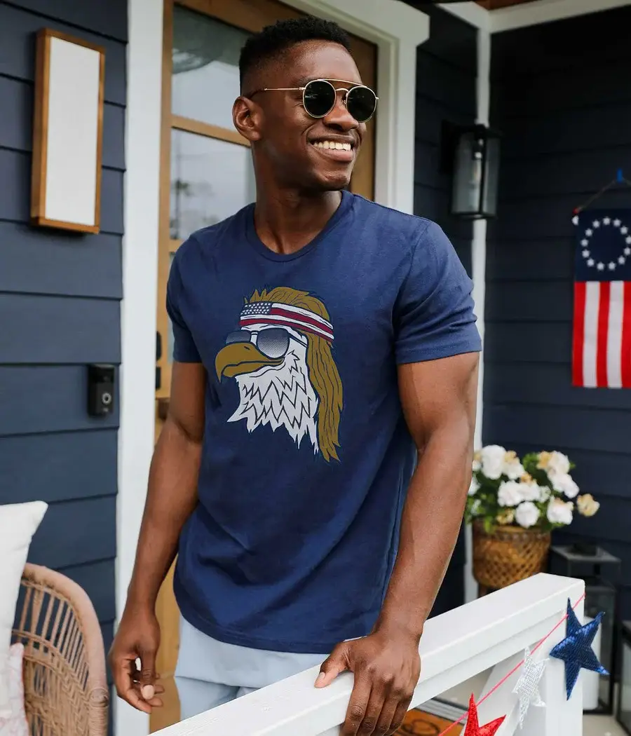 Tipsy Elves - Wholesale T-Shirt (Graphic) - Men's - Epic Eagle T-Shirt - Men's 4th of July Patriotic USA Tee2