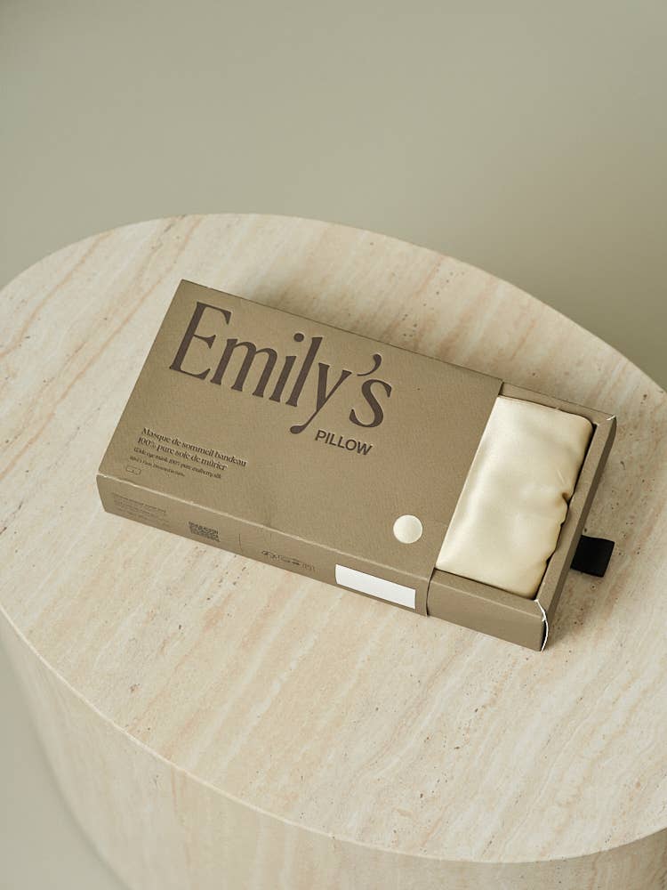 Emily's Pillow - Vente Masque de nuit - Masque de Nuit Bandeau Pure Soie7
