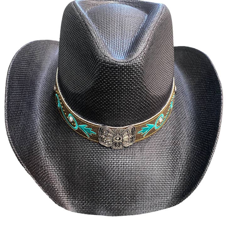 SHIRLEY- butterfly cowboy hat for wholesale by gaiaaccessories
