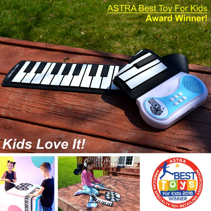 MukikiM Toys & Games - Wholesale Musical Toy - Kids & Baby - Classic Piano - 49 Standard Keys Electronic Silicone Pad