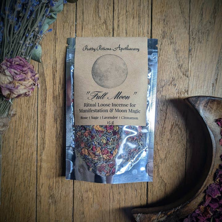 Pretty Potions Apothecary - Wholesale Incense - Full Moon Loose Incense