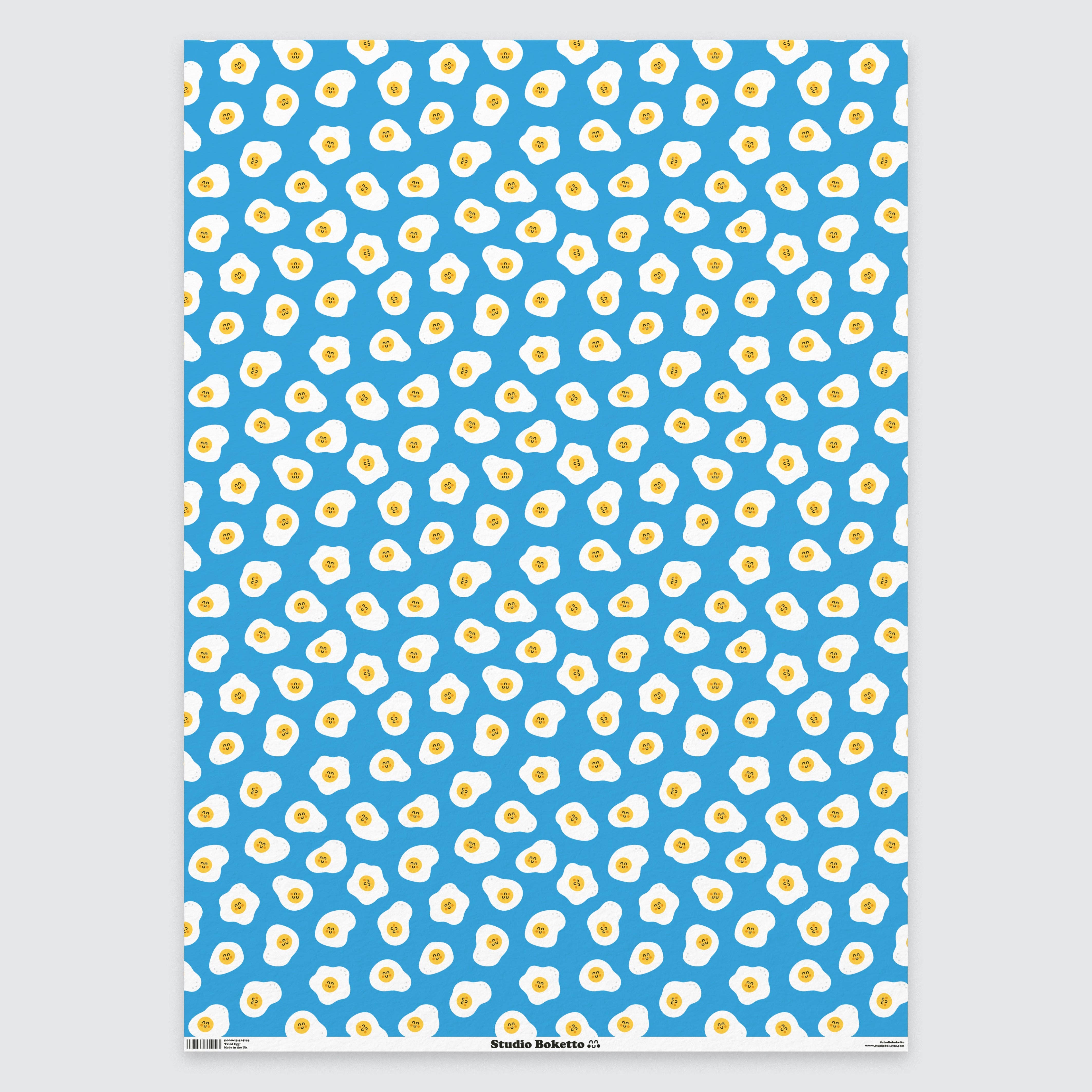 Studio Boketto – papel de embrulho por atacado – Papel de presente com estampa de ovos | Folhas para embrulho de presente | Embrulho fofo5