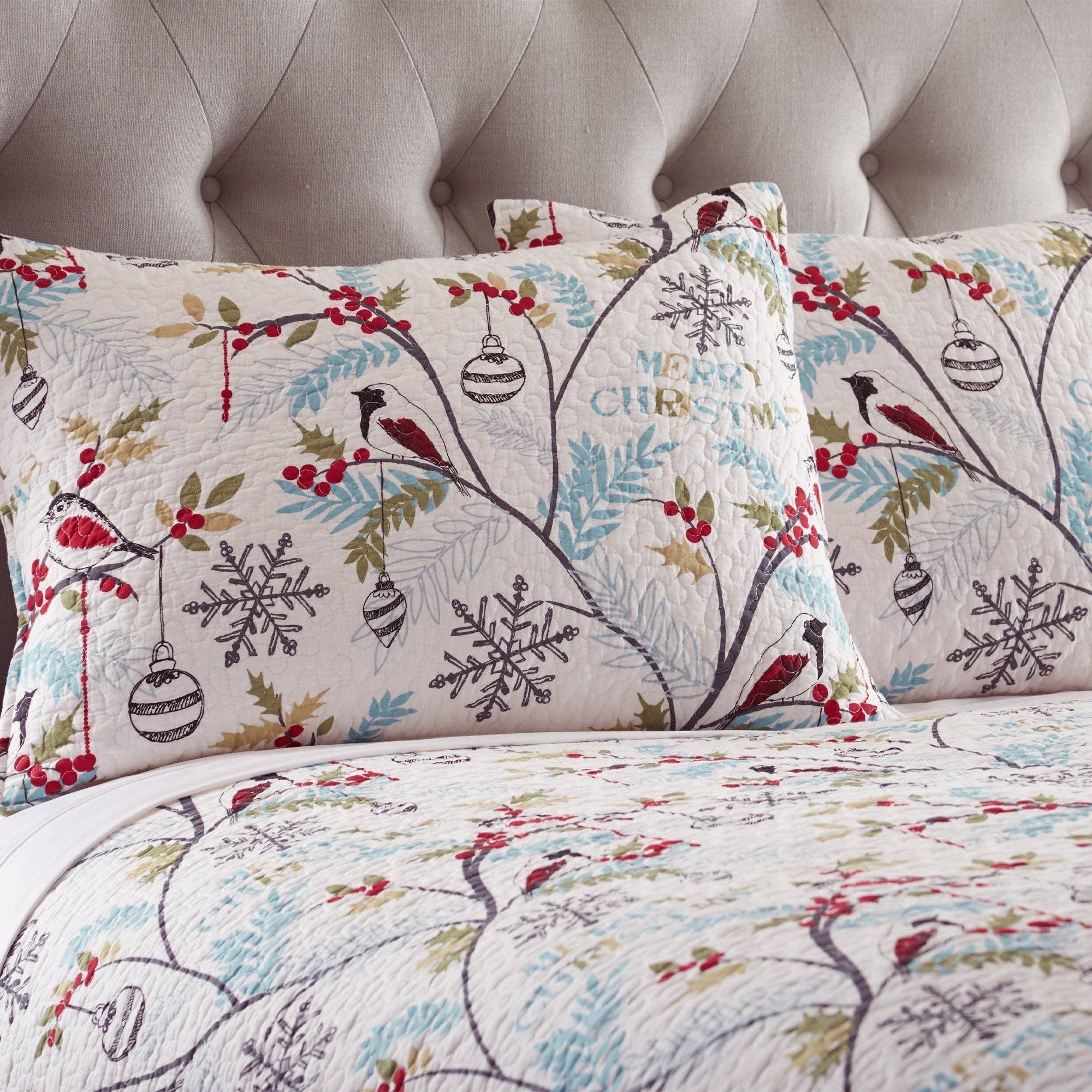Groen Holly dekbedset voor groothandel op Faire3