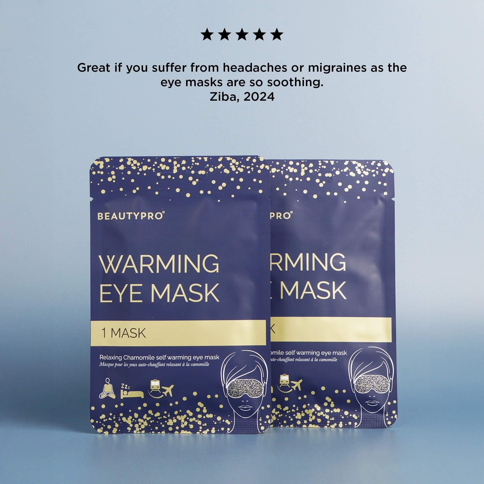 BEAUTYPRO – wholesale Eye treatment mask – WARMING EYE MASK (Pack of 5)9
