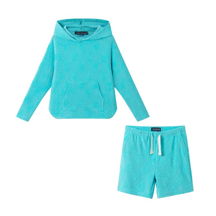 Set Copri Costume in Spugna Aqua per Ragazzi | Palma per la vendita all'ingrosso da parte di Andy & Evan