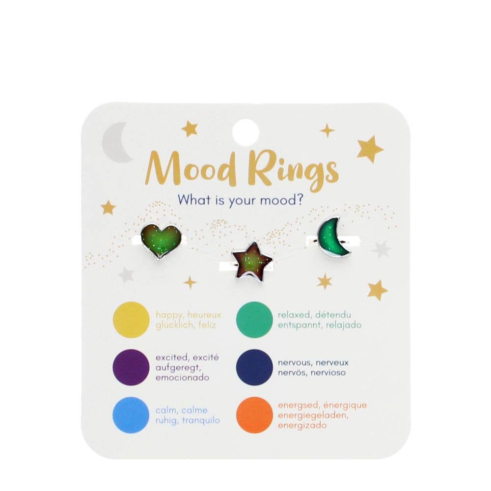 Bobangles - Wholesale Jewelry Set - Rex London Glitter Rings/3 - Mood Rings0