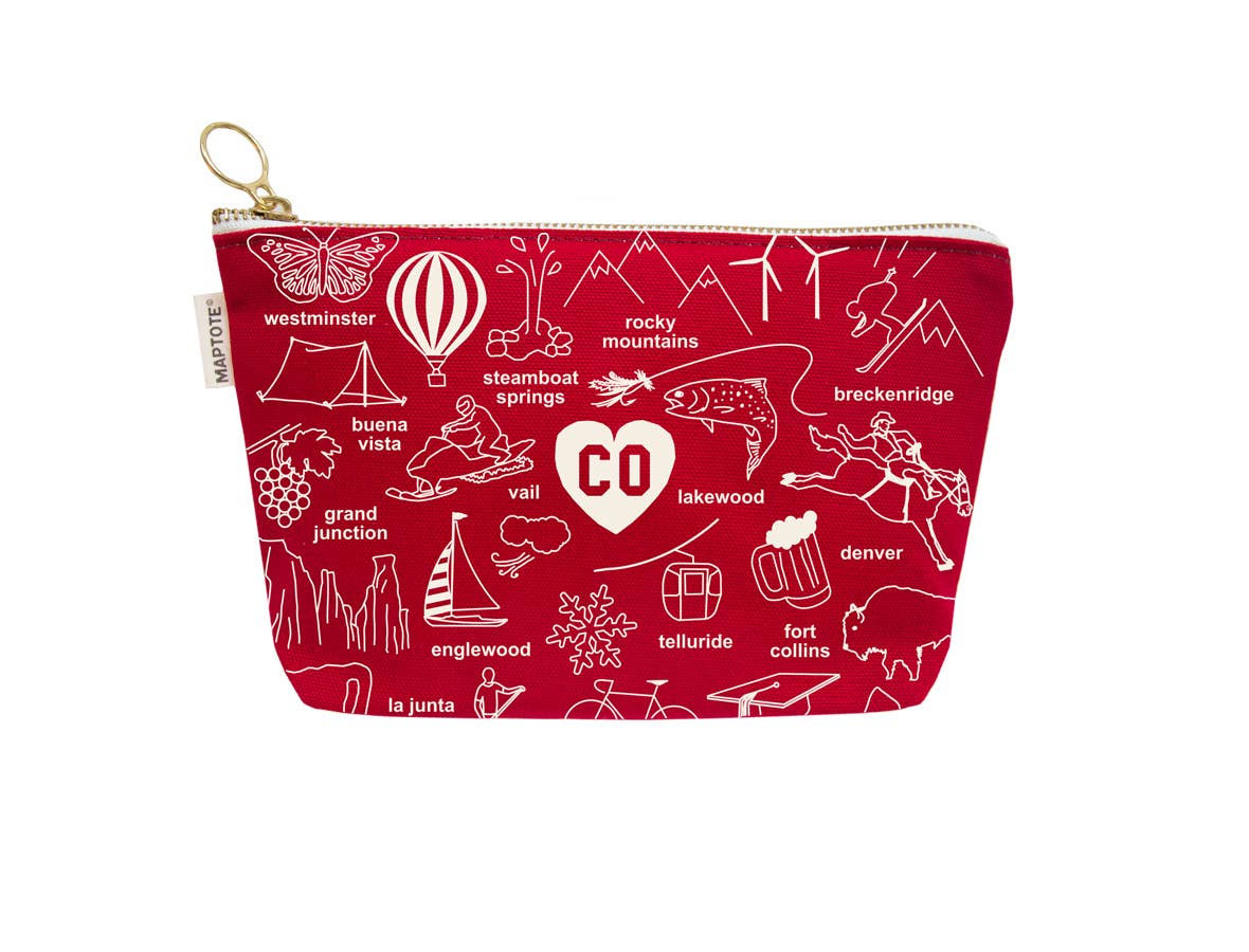 Maptote - Wholesale Pouch - Women's - Colorado Zipped Pouch0